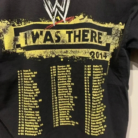 Authentic WWE I Was There 2015 T-Shirt - Picture 4 of 5